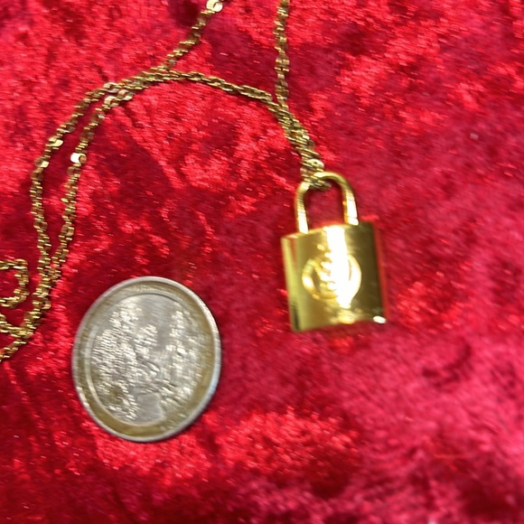 Up cycled LV double sided charm necklace. ID number 22. - Picture 3 of 5
